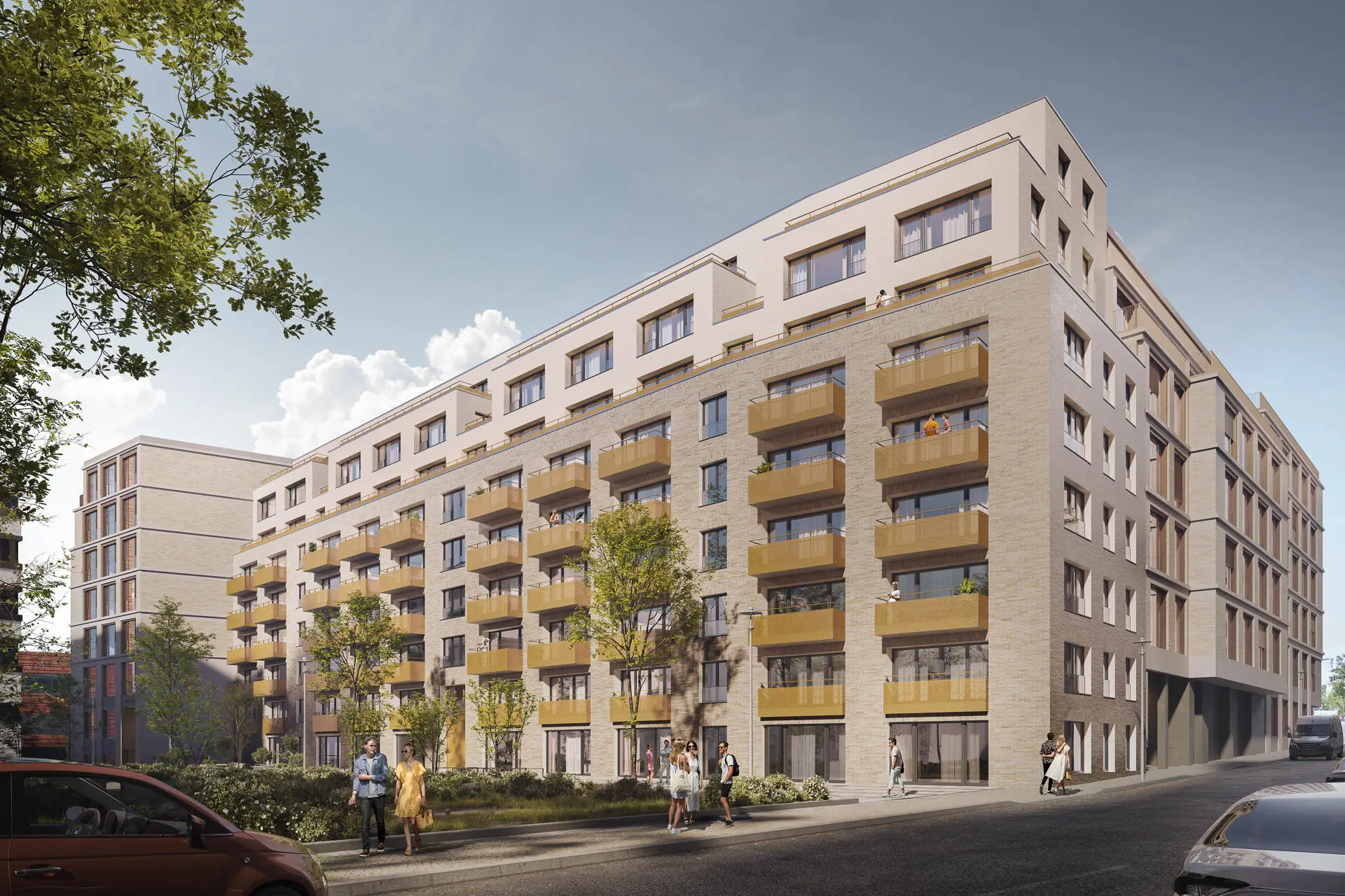 Urbanum 1 Leipzig: Visualisierung von Südwest