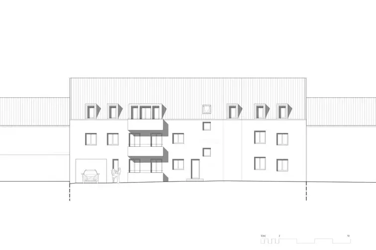 Ansicht Süd/Hofseite Ansicht Süd/Hofseite