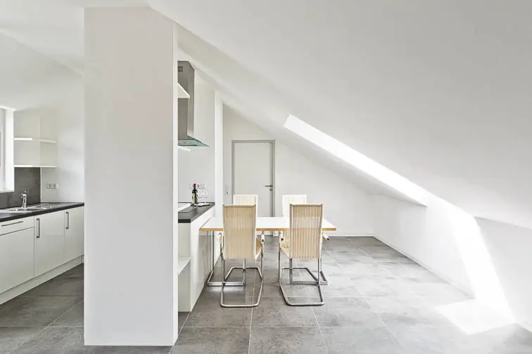 Das Herz der Wohnung: der Koch-Essbereich.