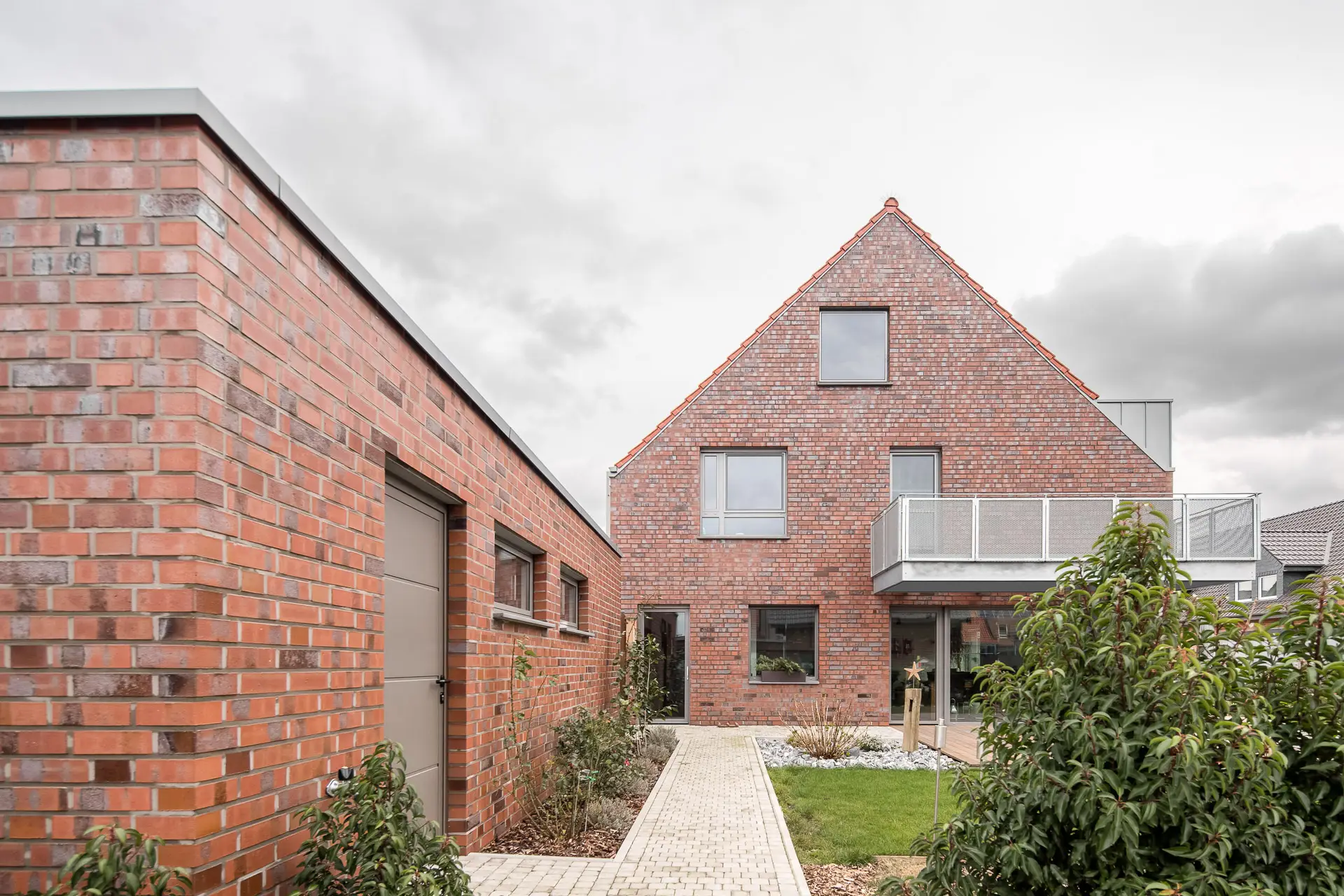 Einfamilienhaus in Telgte: Perspektive von S&uuml;den